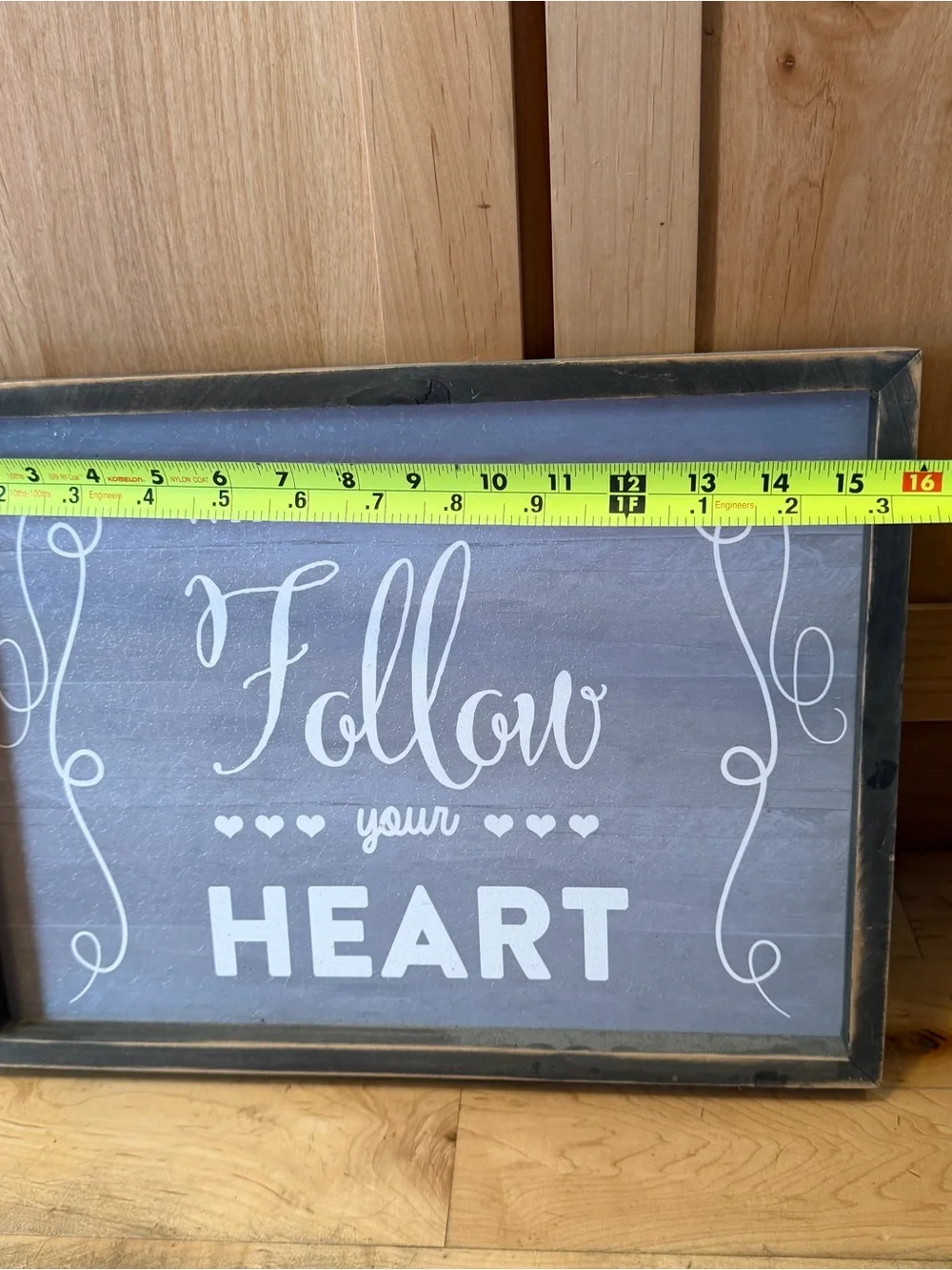 2 Gray Inspirational Wall Signs